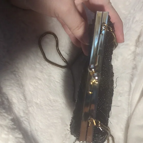 Marshall Fields Glass Beaded Evening Bag - Picture 8 of 8